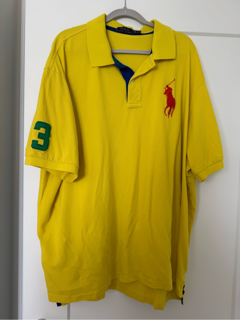 Polo by Ralph Lauren Yellow Short-Sleeve Polo Shirt - Big & Tall